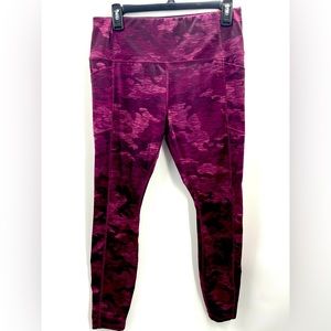 AVIA Leggings Purple Maroon Women’s Ladies Size L 12/14